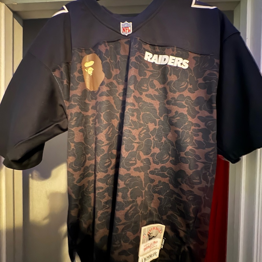 Bape Black Raiders Jersey